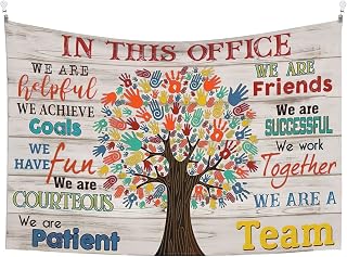 Office Tapestry Office Poster In This Office Poster, We Are A Team, We Are Friend Tapestries Inspirational Quotes Office Wall Decor Canvas, Office Canvas Teamwork Poster, Motivational Office 60x40in