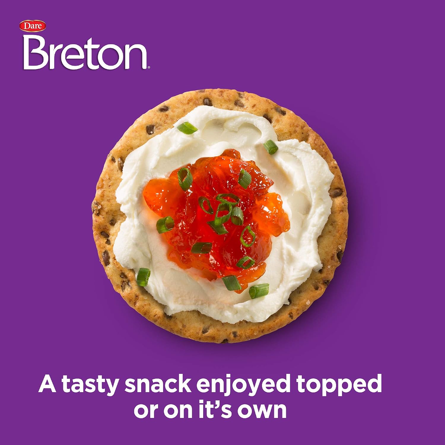 Dare Breton Crackers, Multigrain – Party Snacks with no Artificial Flavors and 8g of Whole Grains per Serving – 8.8 Ounce (Pack of 12)