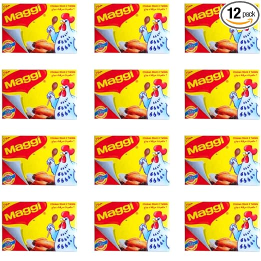 Maggi Chicken Cubes, 12 x 20 g
