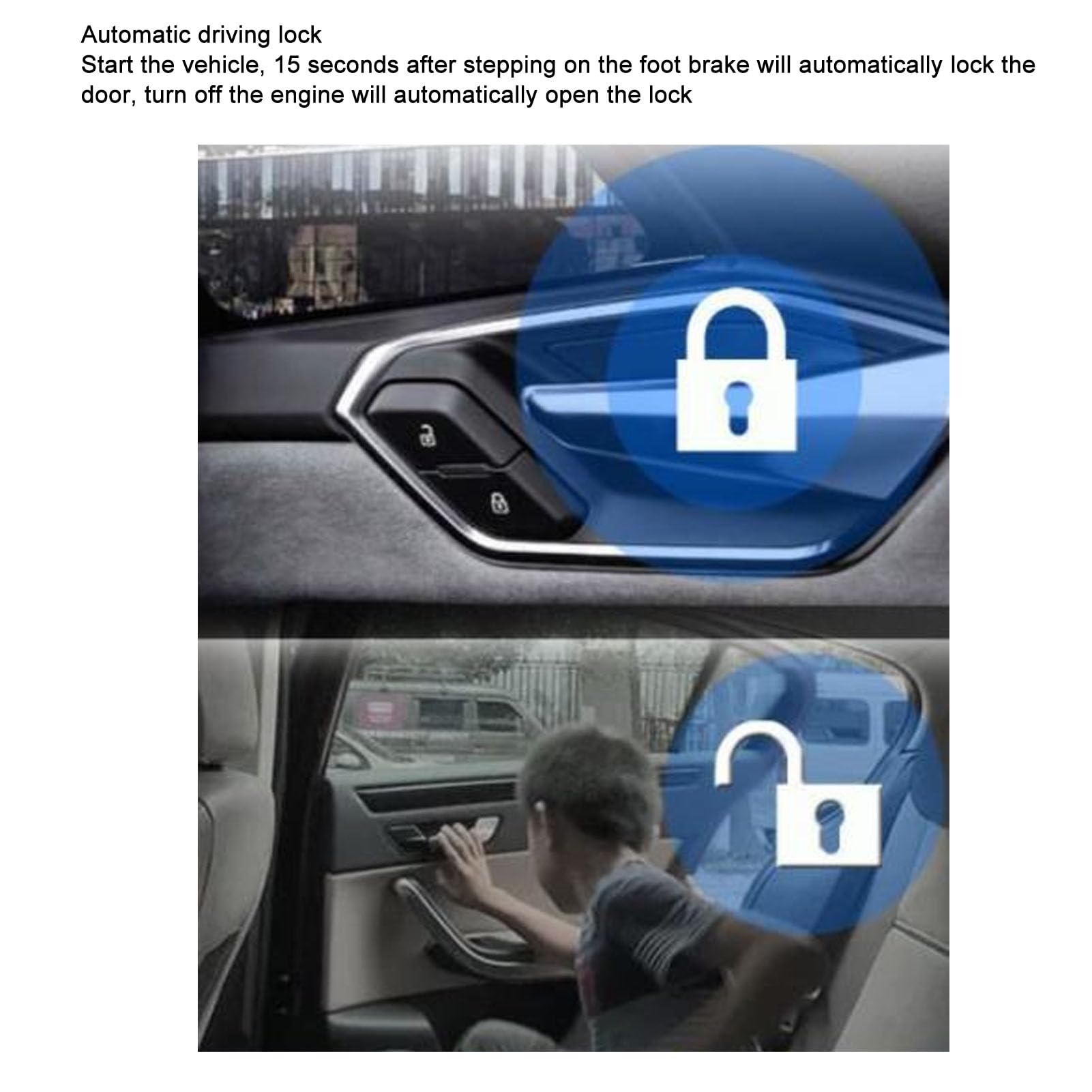 Alarma de Automóvil Automática de 12V Universal de 12V, de Seguridad para Vehículos de Automóvil Protección de Alarma Antihorada PKE, de Entrada sin Llave Pasivo para Vehículo