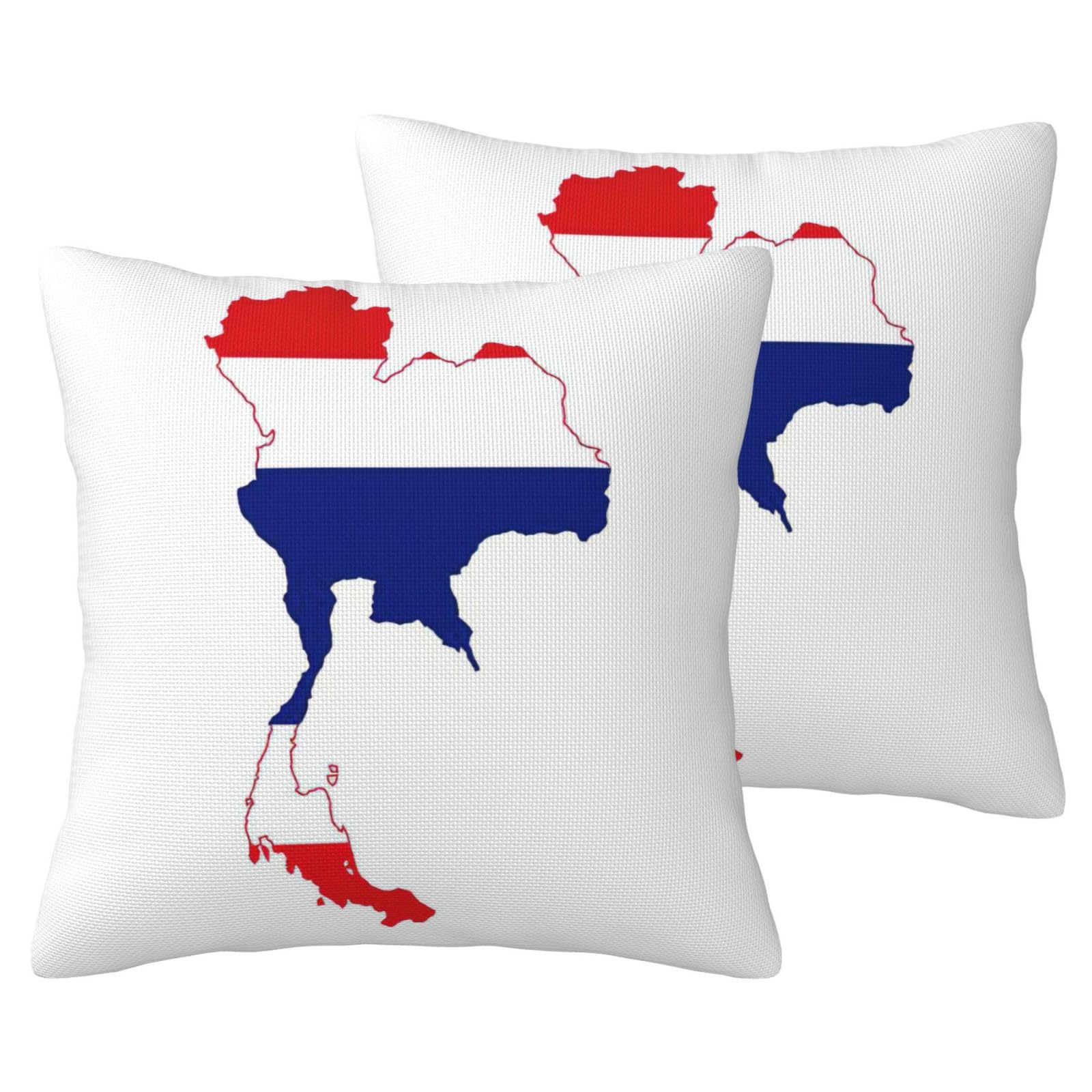 Housse de coussin Thaïlande lot de 2 EdWal pour canapé-lit