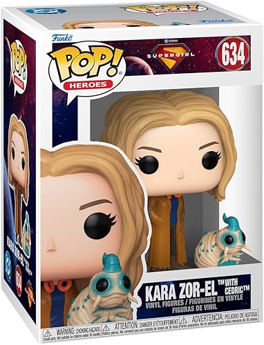 Funko Pop! Movie: Supergirl - Kara Zor-El with Cedric - Figurine en Vinyle de Co
