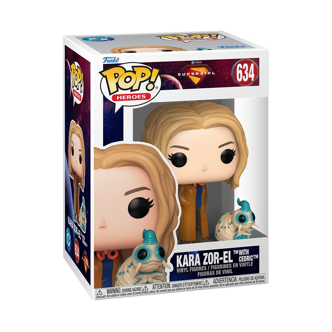 Funko POP! Movie: Supergirl - Kara Zor-El with Cedric - Collectable Vinyl Figure - Gift Idea - Official Merchandise - Toys For Kids & Adults - Model Figure for Collectors and Display