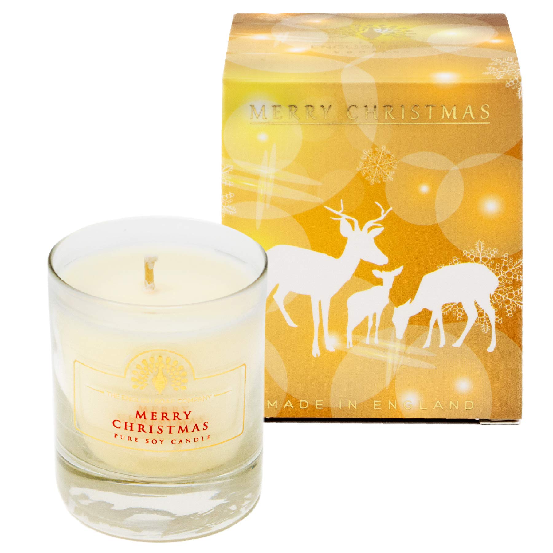 Reindeer Soy Wax Candle de The English Soap Company bougie artisanale parfumée 170mls