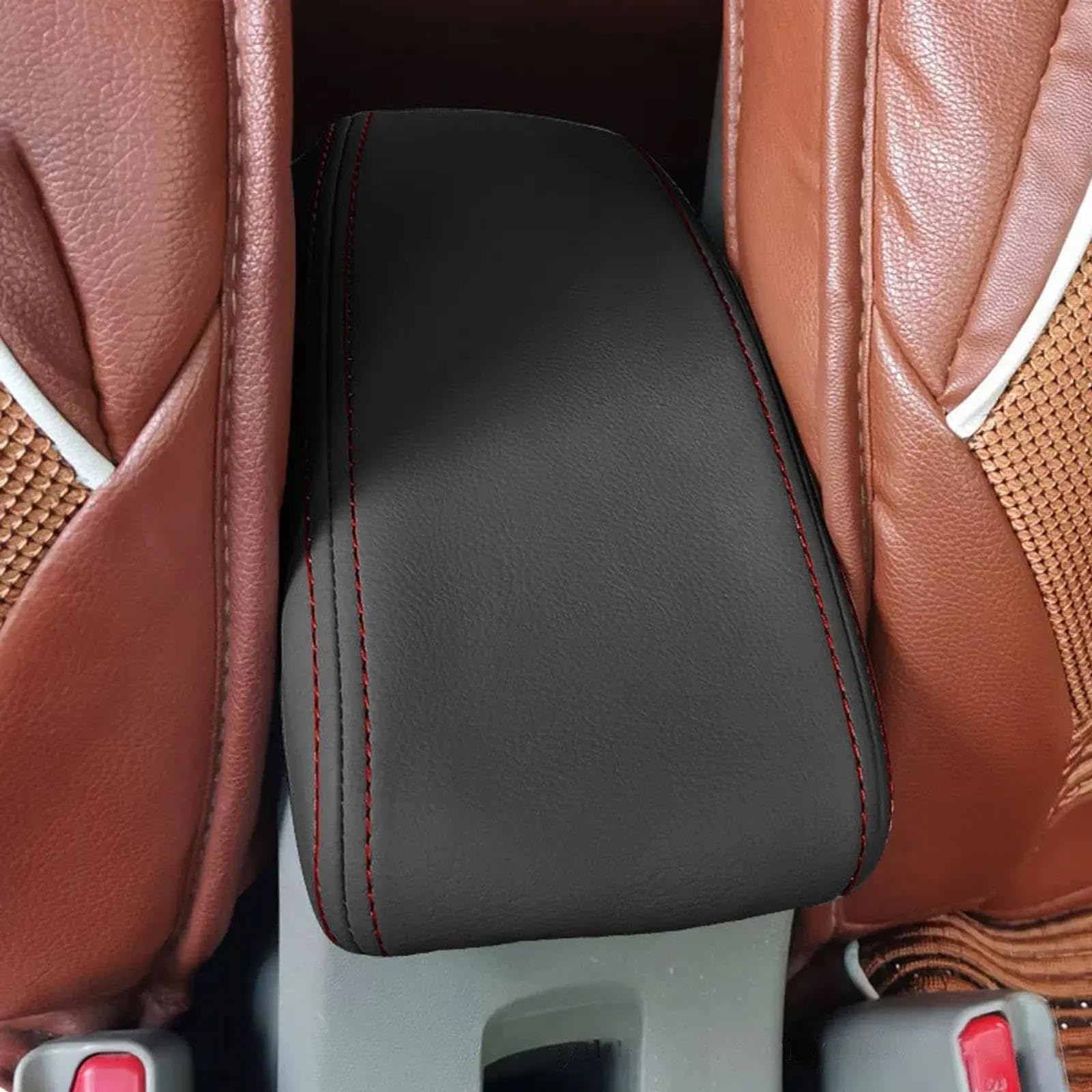 Auto Armlehnenbezug Mikrofaser Leder Autoinnenraum Für City 2008-2014