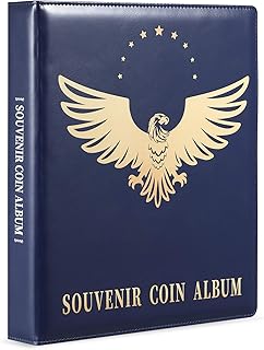 MUDOR 3 in 1 Coin Collection Book Album for Professional Collectors, Coin Holder with EVA Material, PVC Free, Keep Coins Safe