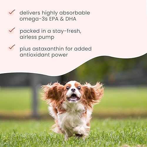 Miniatura 4 de Bark & Whiskers Bomba líquida de aceite de krill, ácidos grasos omega-3 para gatos y perros, apoya la comodidad de las articulaciones, la piel y la