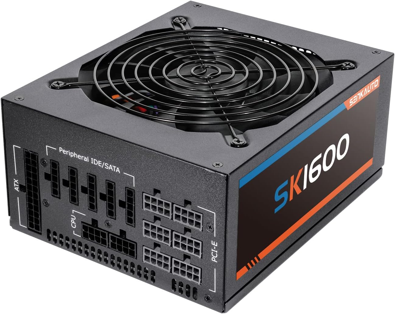 SENKAUTO 1600W Power Supply Fully Modular PSU 110V240V