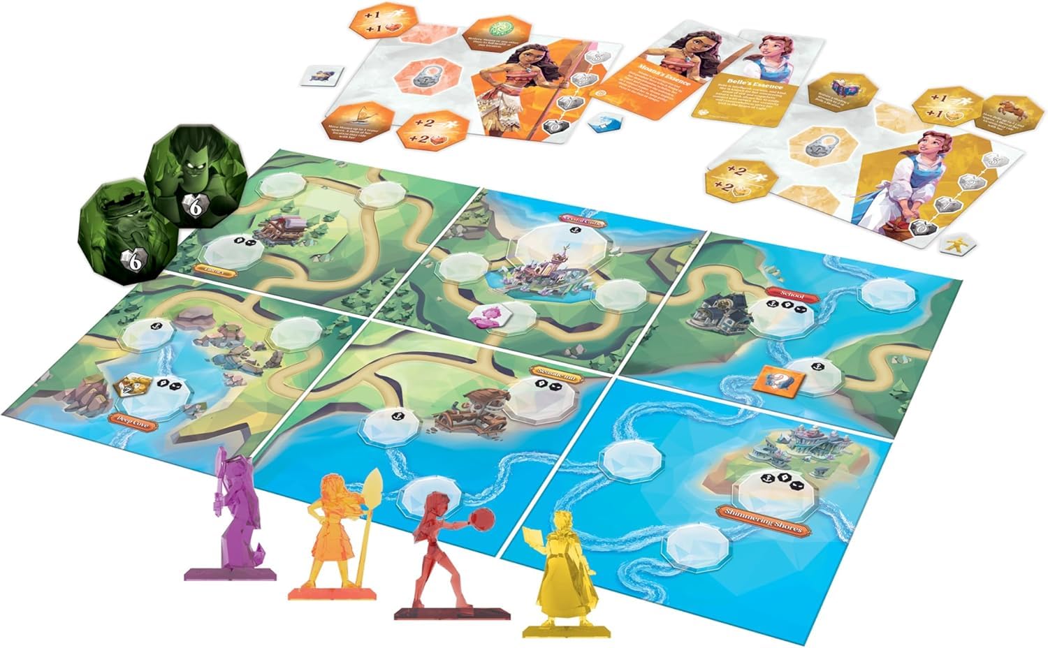 Ravensburger Disney Chronicles of Light - Darkness Falls - Jeux de société de stratégie immersifs pour familles, adultes et enfants à partir de 8 ans - 1 à 4 joueurs - 2024