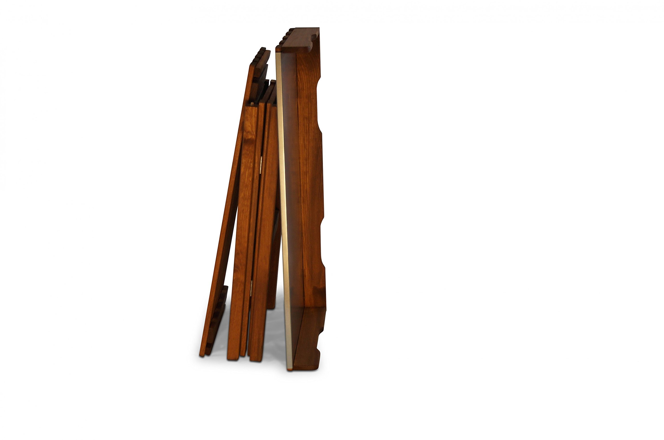 Pflanztisch klappbar mit verzinkter Arbeitsplatte braun B90 x T40 x H86 cm