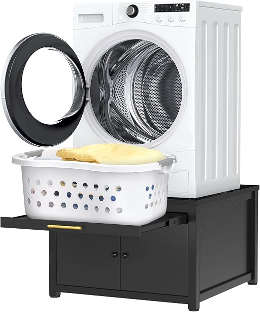 GDLF Laundry Pedestal Heavy Duty Metal Washer Dryer Pedestal 29"