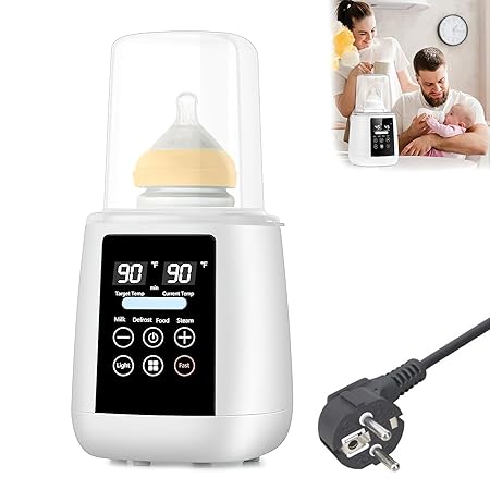 ZOTIMO Bottle Warmer For Babies Milk-Accurate Temperature Control, 48H Thermostat, Fast Milk Warmer For Baby Bottle With Thaw Night Light, Ideal For Breastmilk Or Formula,1 Count,White