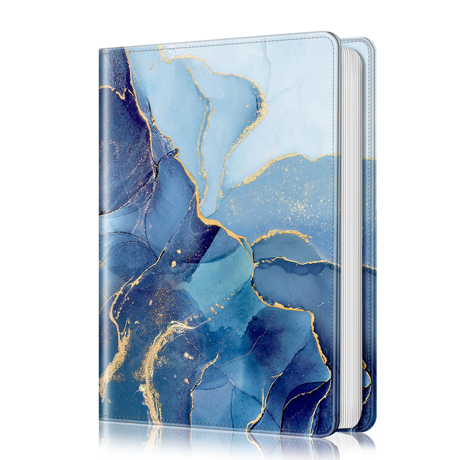 Fintie Photo Album for 4x6 Photos - 112 Pockets Vegan Leather Cover Memory Albums Book for Birthday Family Anniversary Vacation Pictures (ocean marble)