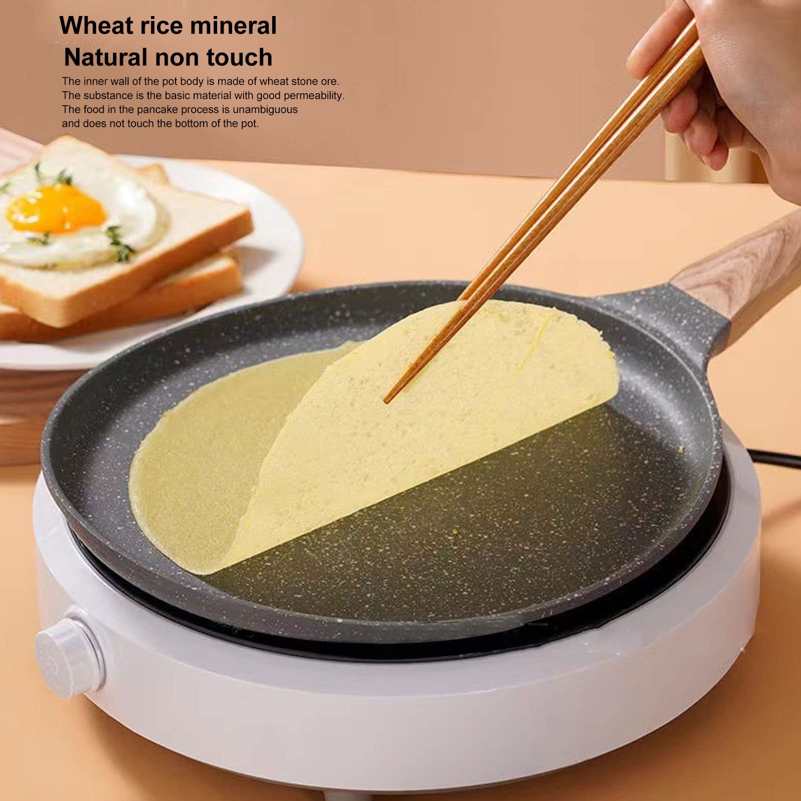 Premium Non-Stick Frying Pan with Medical Stone Coating - Durable Aluminum Alloy, Integrated Die-Casting Breakfast Pan – Say Goodbye to Sticky Mess