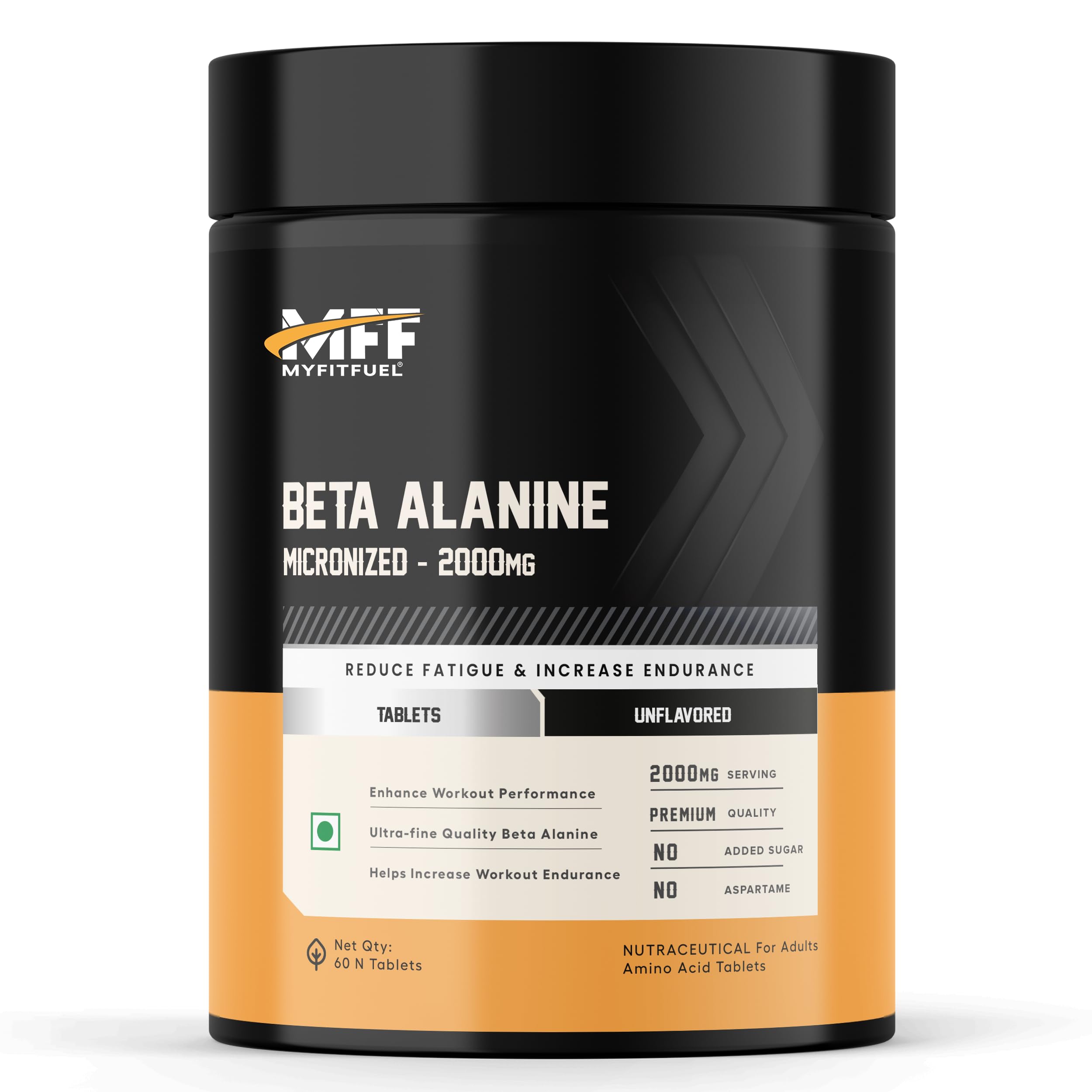 Beta Alanine (2000 mg) 60 Tablets