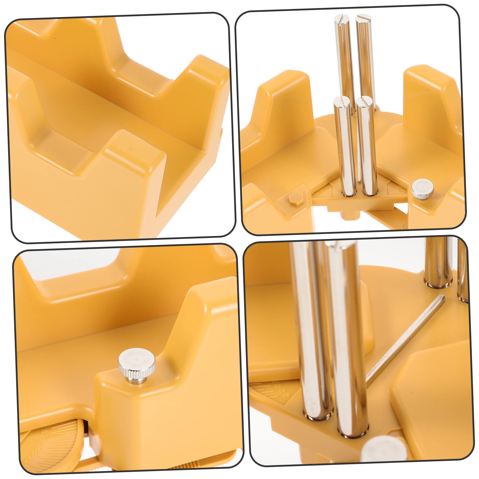 Goniometro da Falegname Abs e Acciaio Inox, Compatto e Leggero 2 in 1 per Tagli Angolari 85-180° per Lavori di Falegnameria e Casa | Acciaio Inossidabile, Misura gli Angoli per Tagli Precisi, per Falegnameria e Bricolage Domestico