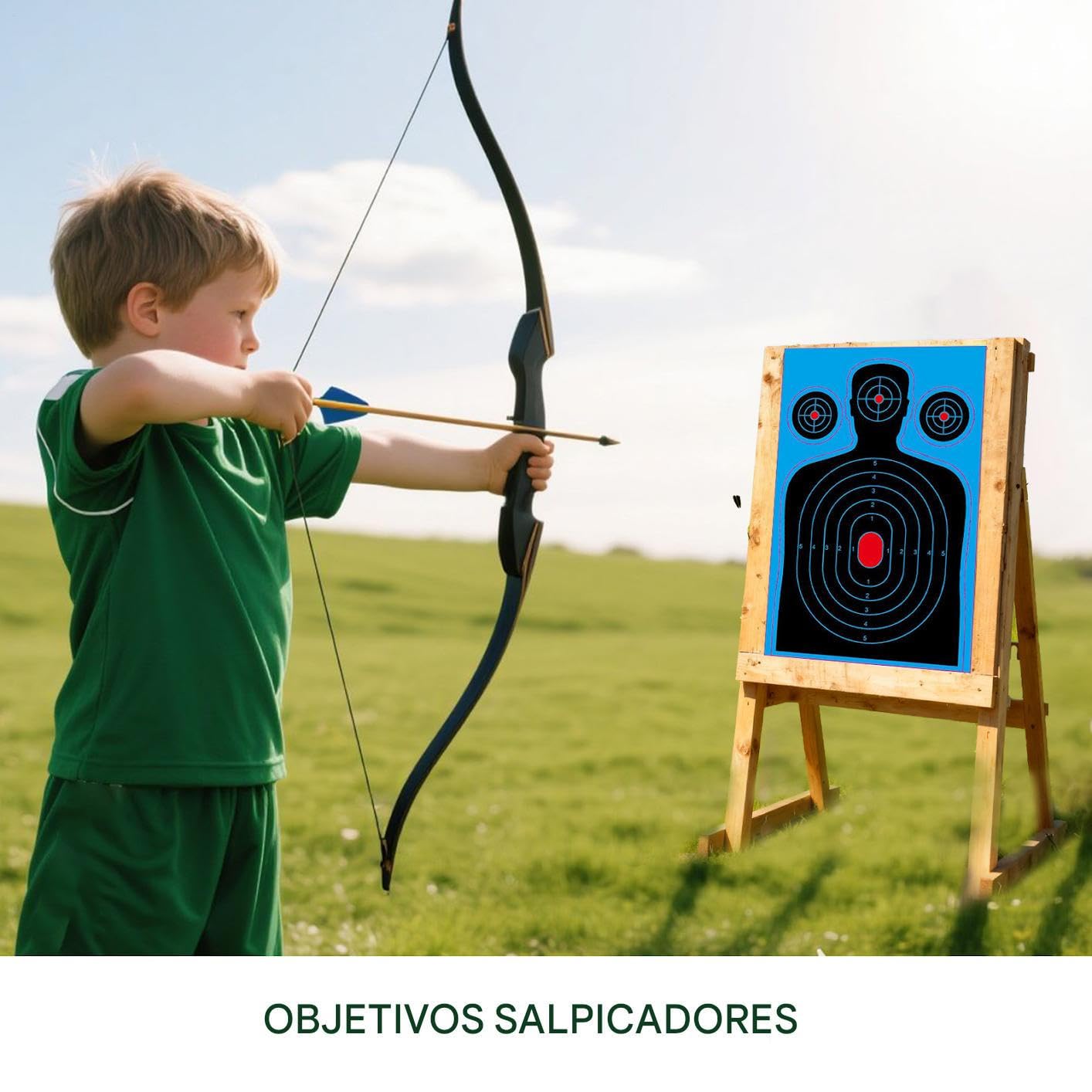 Pegatinas de | 10 Piezas s de Salpicadura 46x30 cm,Juego De Papel Que Estalla con Disparos | para Exterior Patio Competición Entrenamiento Diario Actividad En Equipo Recreación Niños Adultos — view 3
