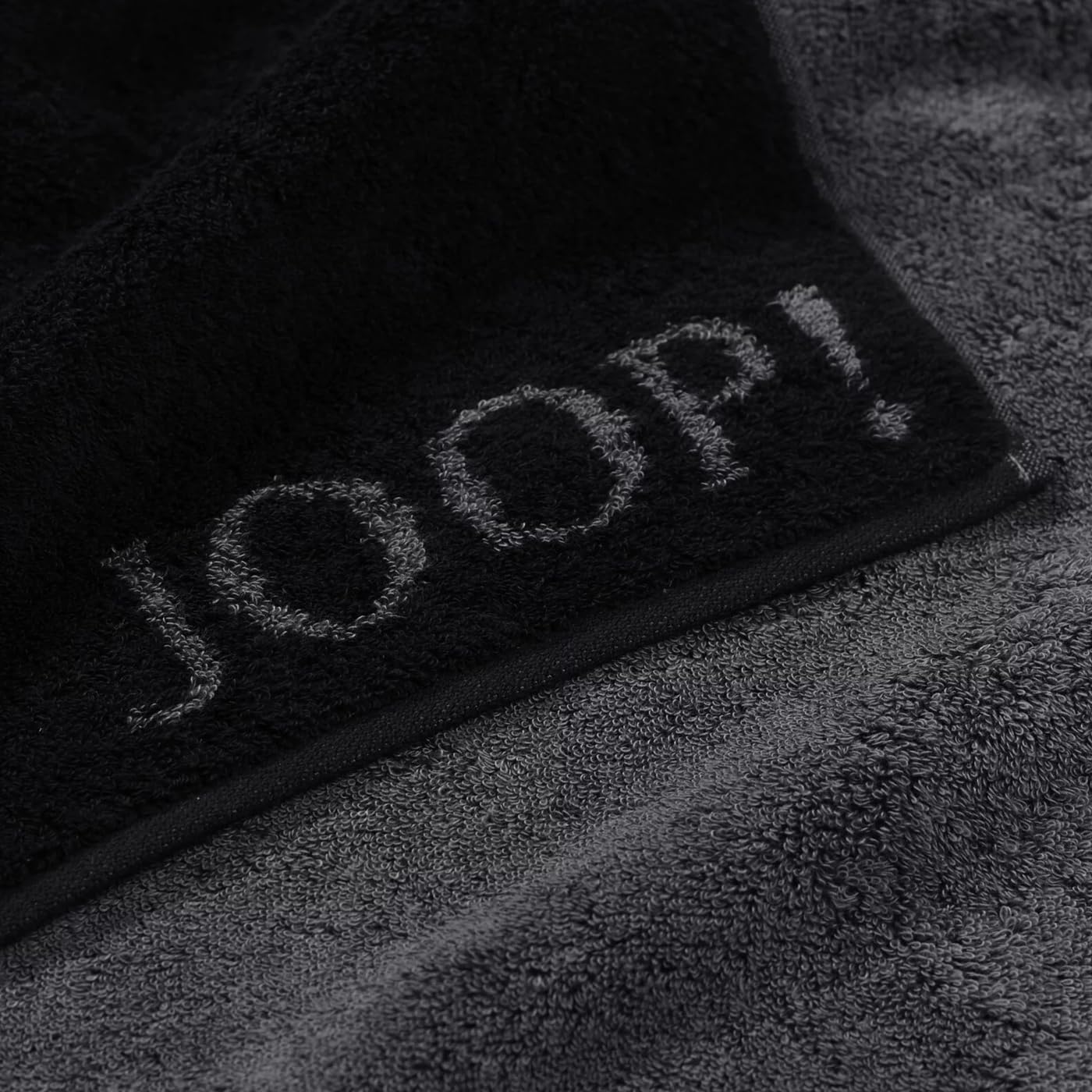 Joop! Juego de toallas de mano, 10 piezas, clásicas, 2 toallas de ducha, 4 toallas de mano, 4 toallas de invitados, color negro