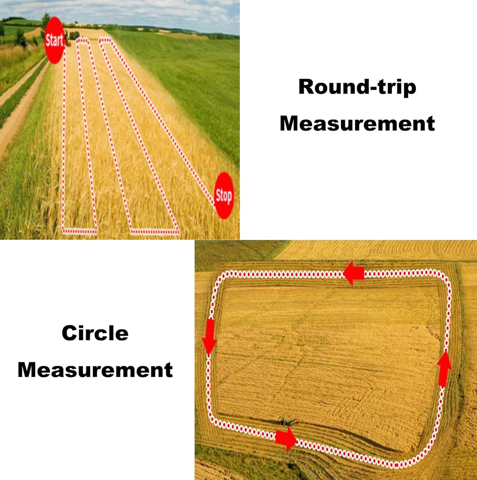 Sprzęt do geodezji, ręczny miernik lądowy GPS, profesjonalne narzędzie do mierzenia odbiornika GNSS z kolorowym ekranem 2,8 cala do pomiaru odległości nachylenia/obszaru