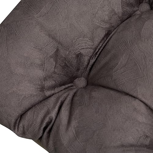 Miniatura 76 de HollyHOME Taburete reposapiés plegable de 15 pulgadas de alto, otomano plegable pequeño tapizado, taburete acolchado para sofá para silla perezosa,