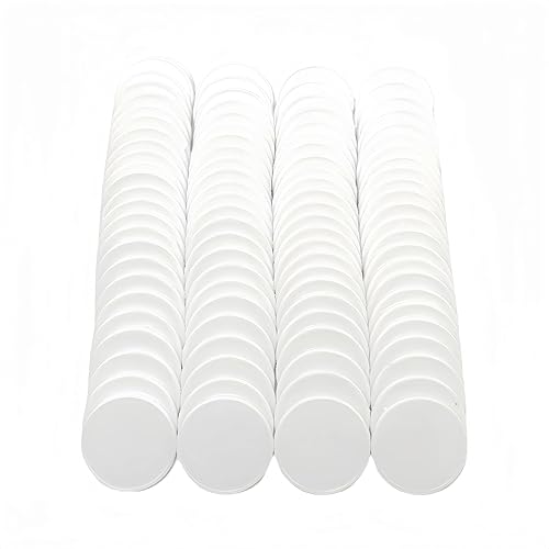 Vista 2 de SmartDealsPro juego de 100 fichas de aprendizaje de plástico opaco, de 1 pulgada, para juegos de fichas, minipóquer, con caja de almacenamiento