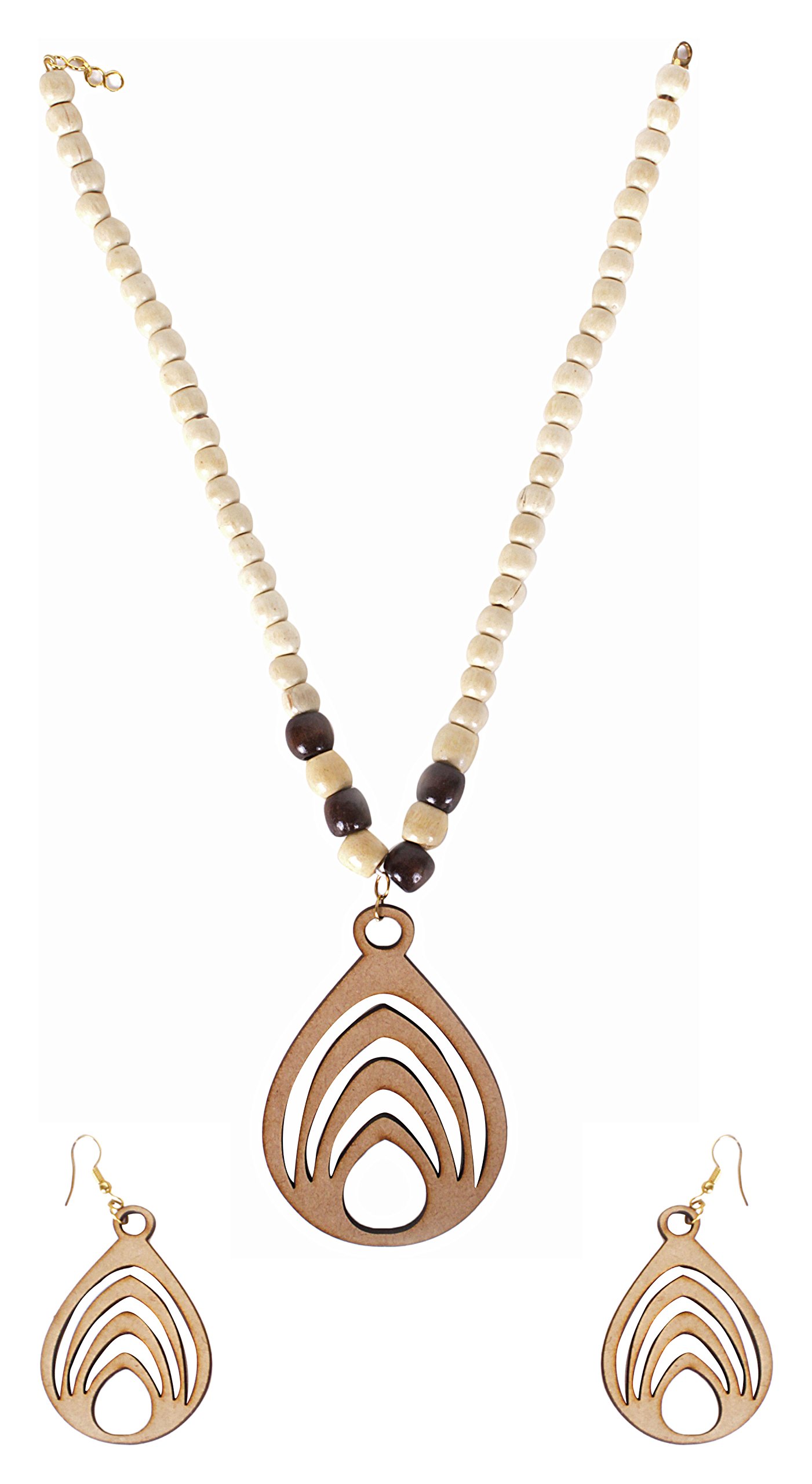 Jewelry Set, Wooden Pendant Necklace Set for Women (B01N9MDFE3) Amazon Price History, Amazon Price Tracker