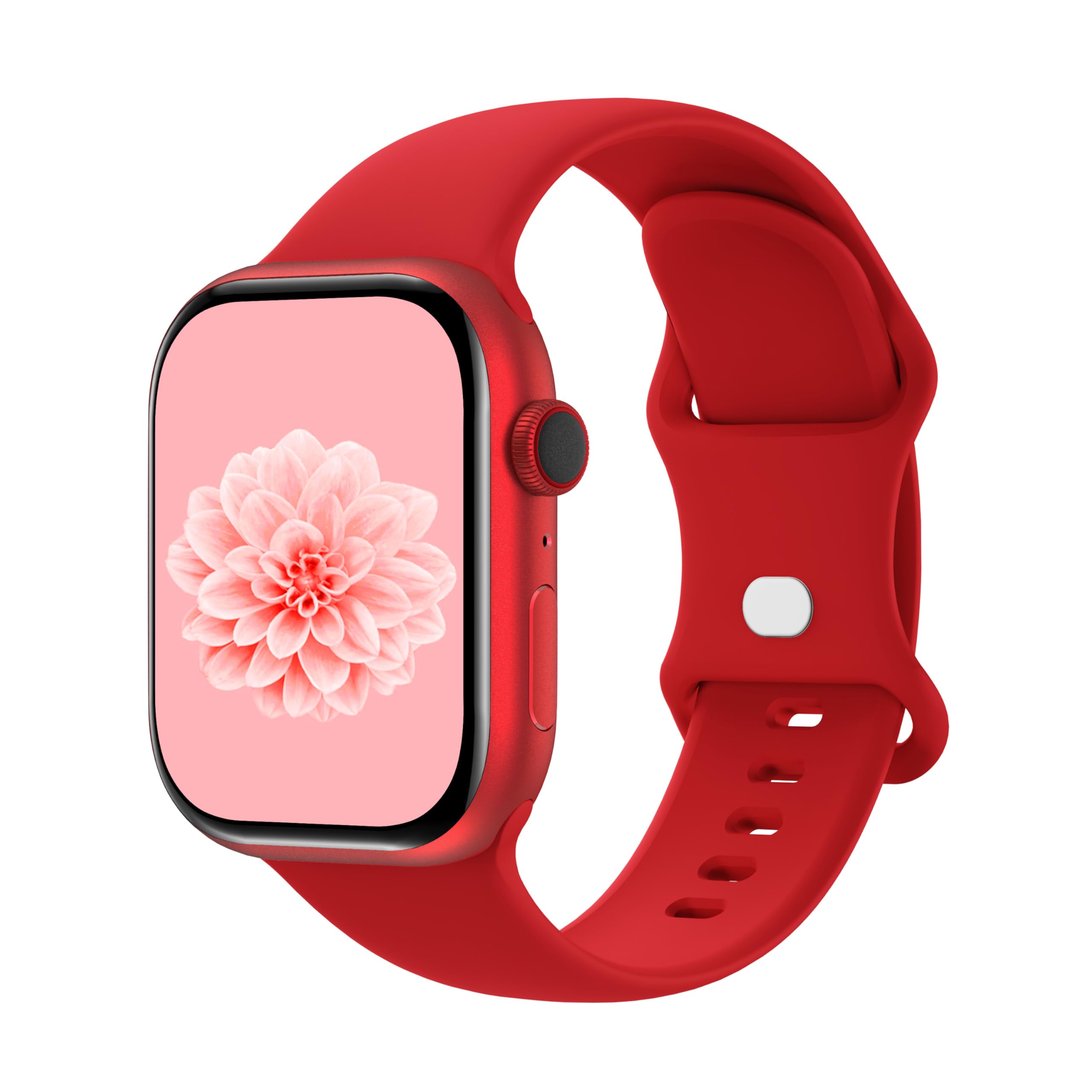 Silicone Sport Band Compatible with Apple Watch 41mm 40mm 42mm 38mm 46mm 45mm 44mm 49mm Women Men, Soft Strap Replacement Wristband for iWatch Ultra SE 3 2 1 Series 11 10 9 8 7 6 5 4
