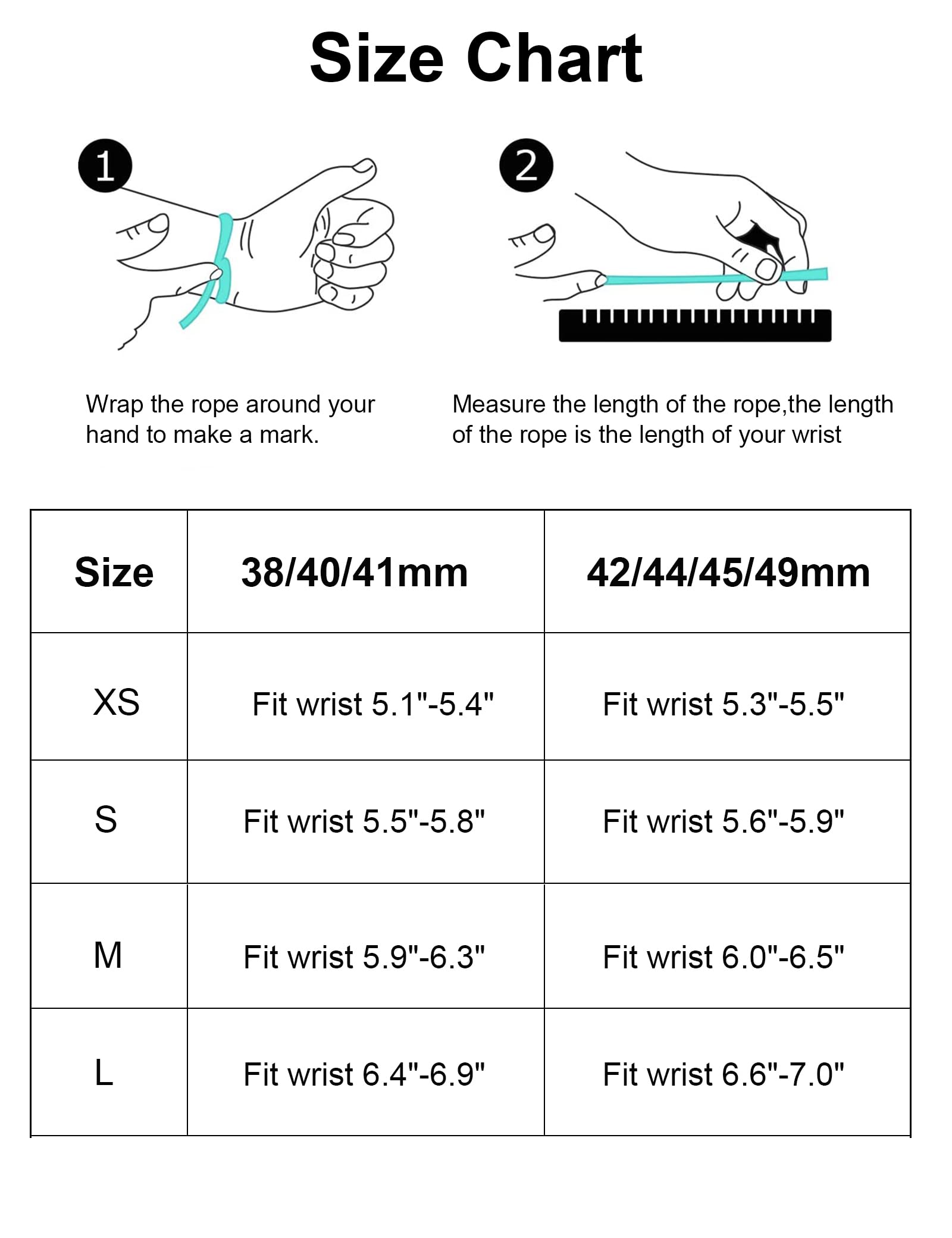 Wearlizer Wearlizer Stretchy Braided Band Compatible with Apple Watch Bands Women 38mm 40mm 41mm 42mm 44mm 45mm 46mm 49mm Slim Elastic Solo Loop Strap Woven for iWatch Series 11 10 9 8 7 6 5 4 3 SE/Ultra 3 2 1 in use