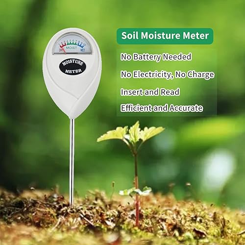 Miniatura 2 de Medidor de humedad del suelo, monitor de humedad del suelo para plantas de casa, sensor de humedad del higrómetro del suelo para interiores y
