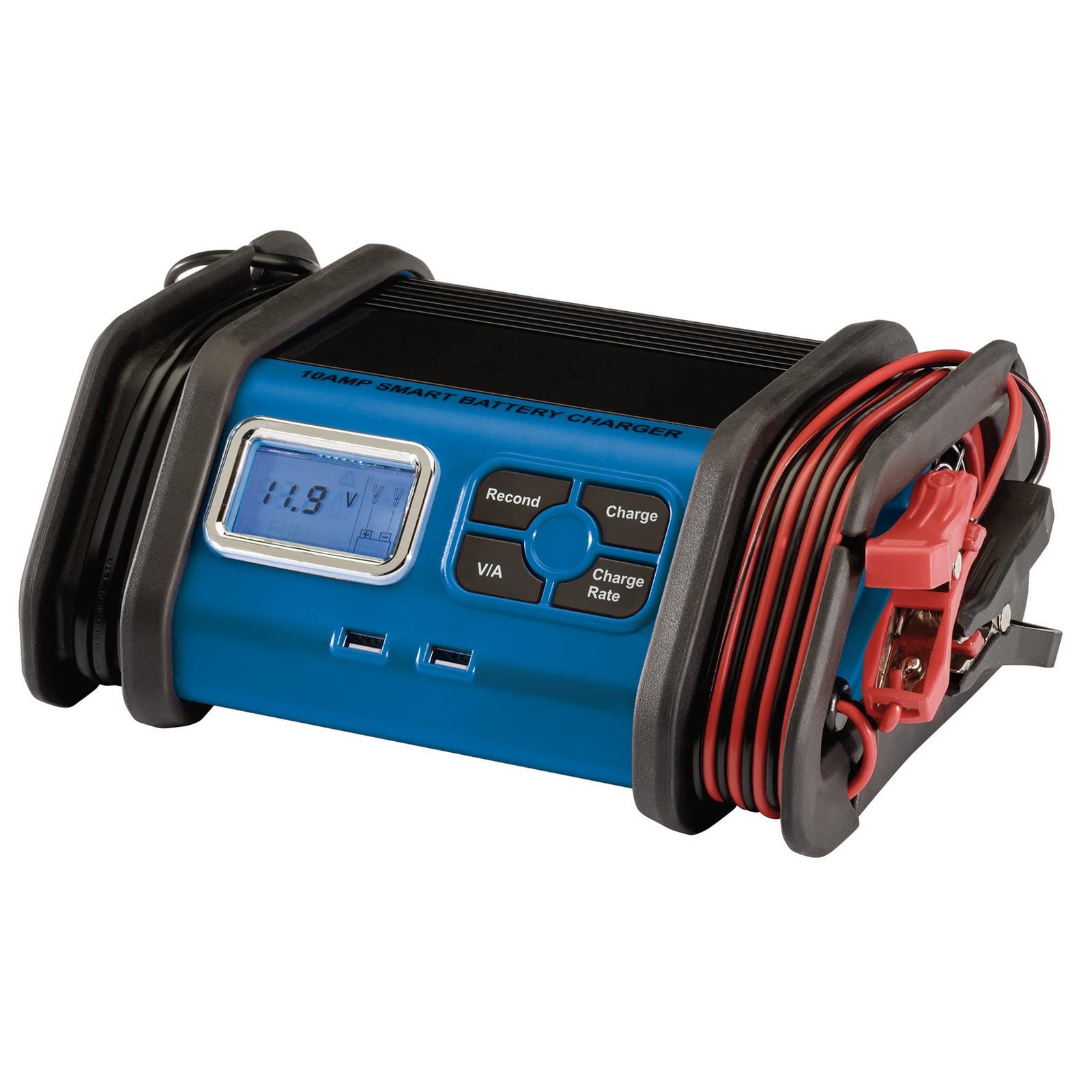 Draper 53168 12V Battery Starter/Charger, 10A