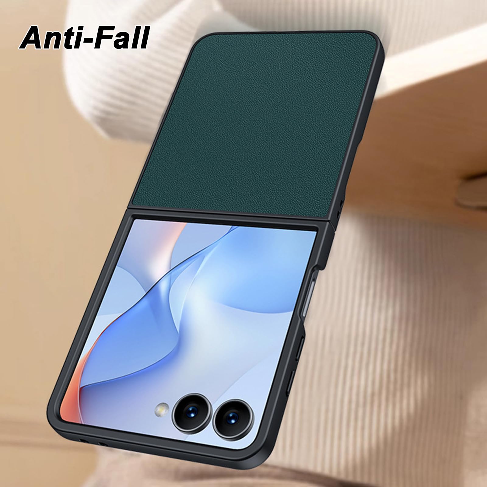 Smukłe etui do Samsung Galaxy Z Flip 8, antypoślizgowe antypoślizgowe