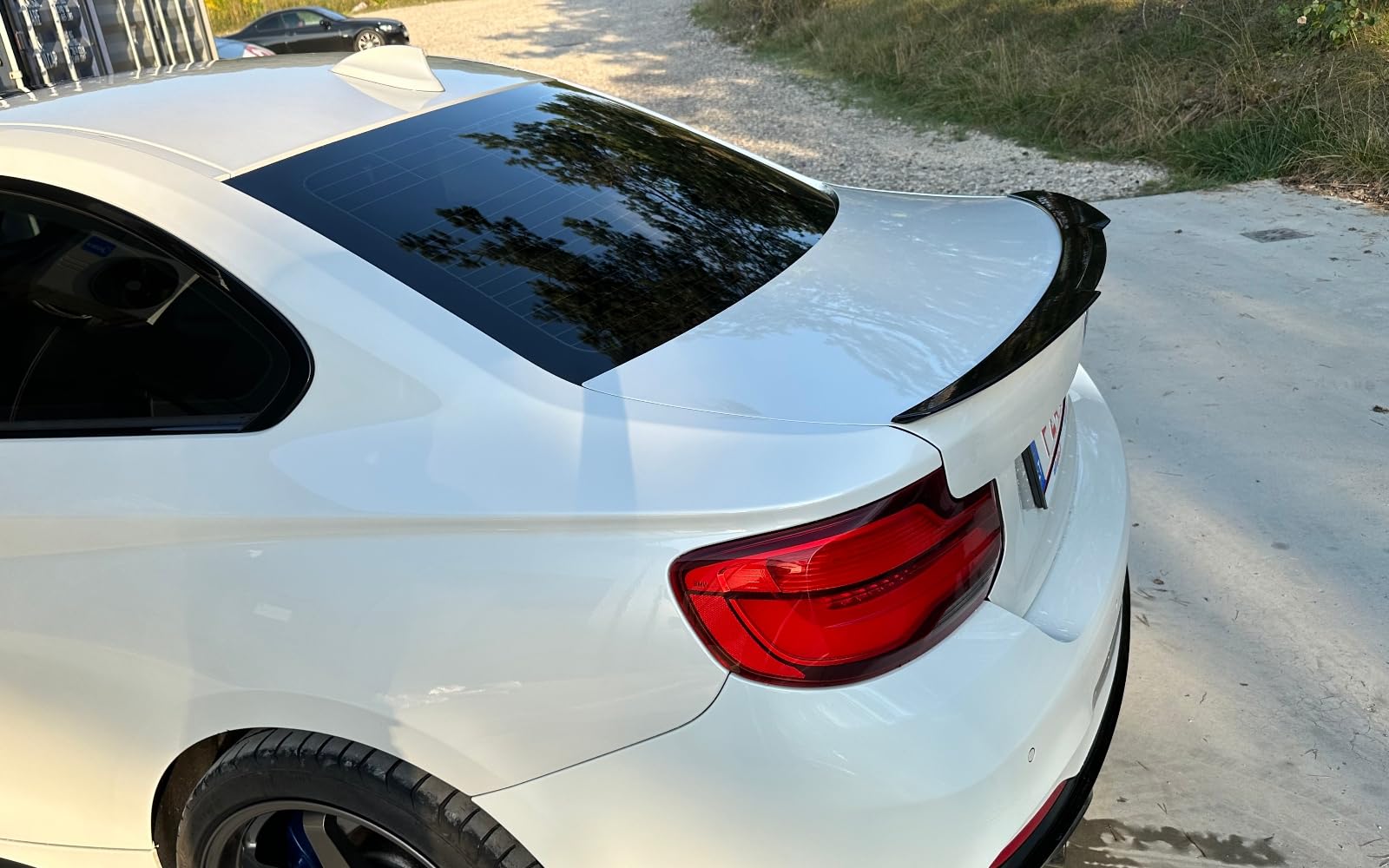 F22 M4 Look lucido nero spoiler posteriore per 2 2014-2021 M Tuning Coupé 2 ante 218i 220i 230i 240i m240i 218d 220d 230d 240d m240d plastica ABS