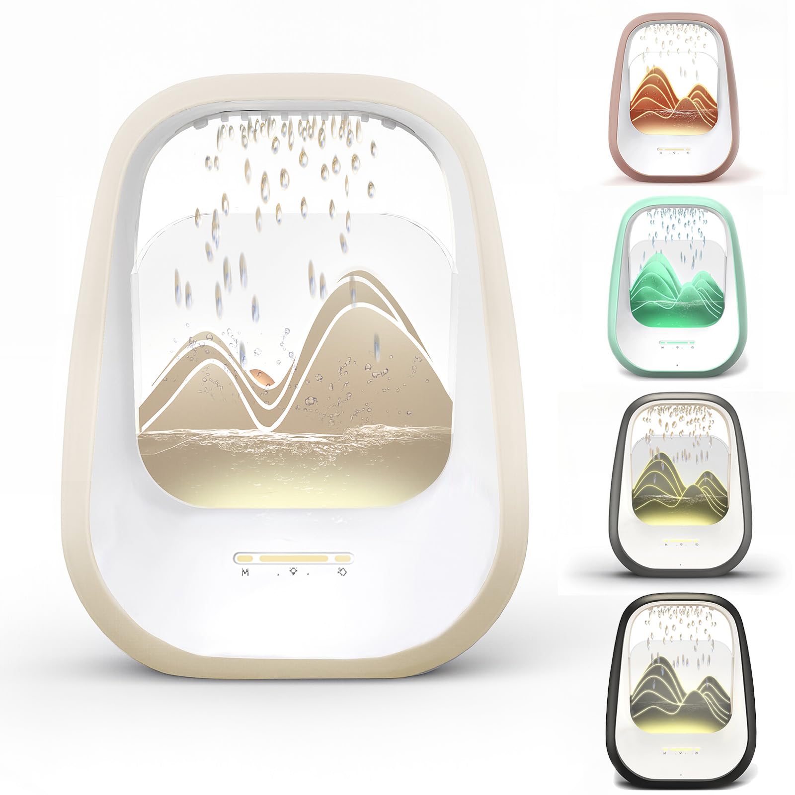 Máquina de ruido blanco de gotas de lluvia con humidificador y
