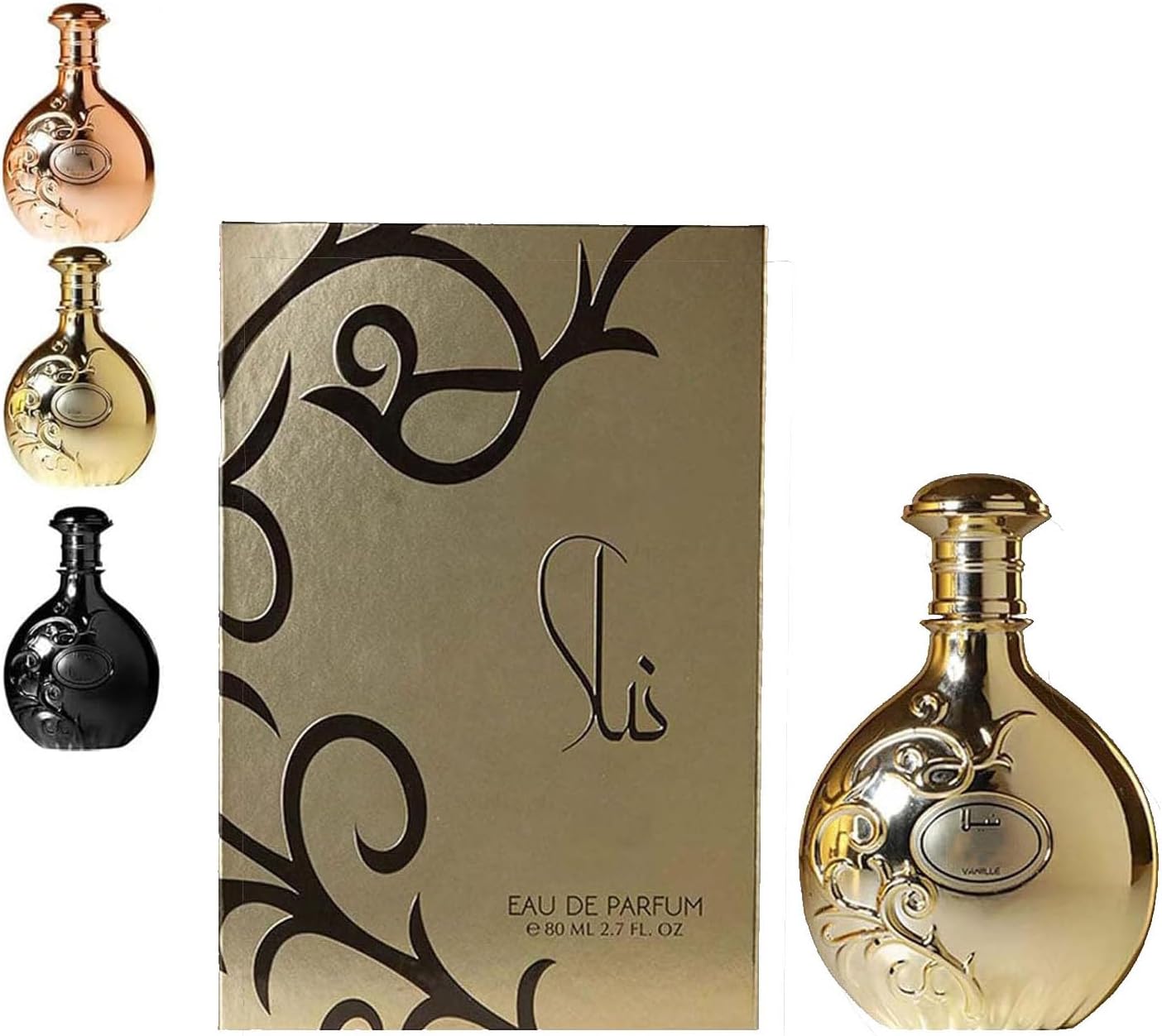 Ny-la Perfume Prestige, Unique Ny-la Perfume - 80ml, Unisex Fragrance with Jasmine, Vanilla & Caramel Body Spray, Sweet & Sensual Scent, Long-Lasting Fragrance (Vanilla and jasmine)