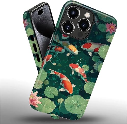 Miniatura 73 de Funda para iPhone 11 Pro Funda, Diseño de Patrón de Mosaico de Vidrio en Tono Verde - Protección Dual Híbrida Silicona + PC Duro Resistente a Golpes
