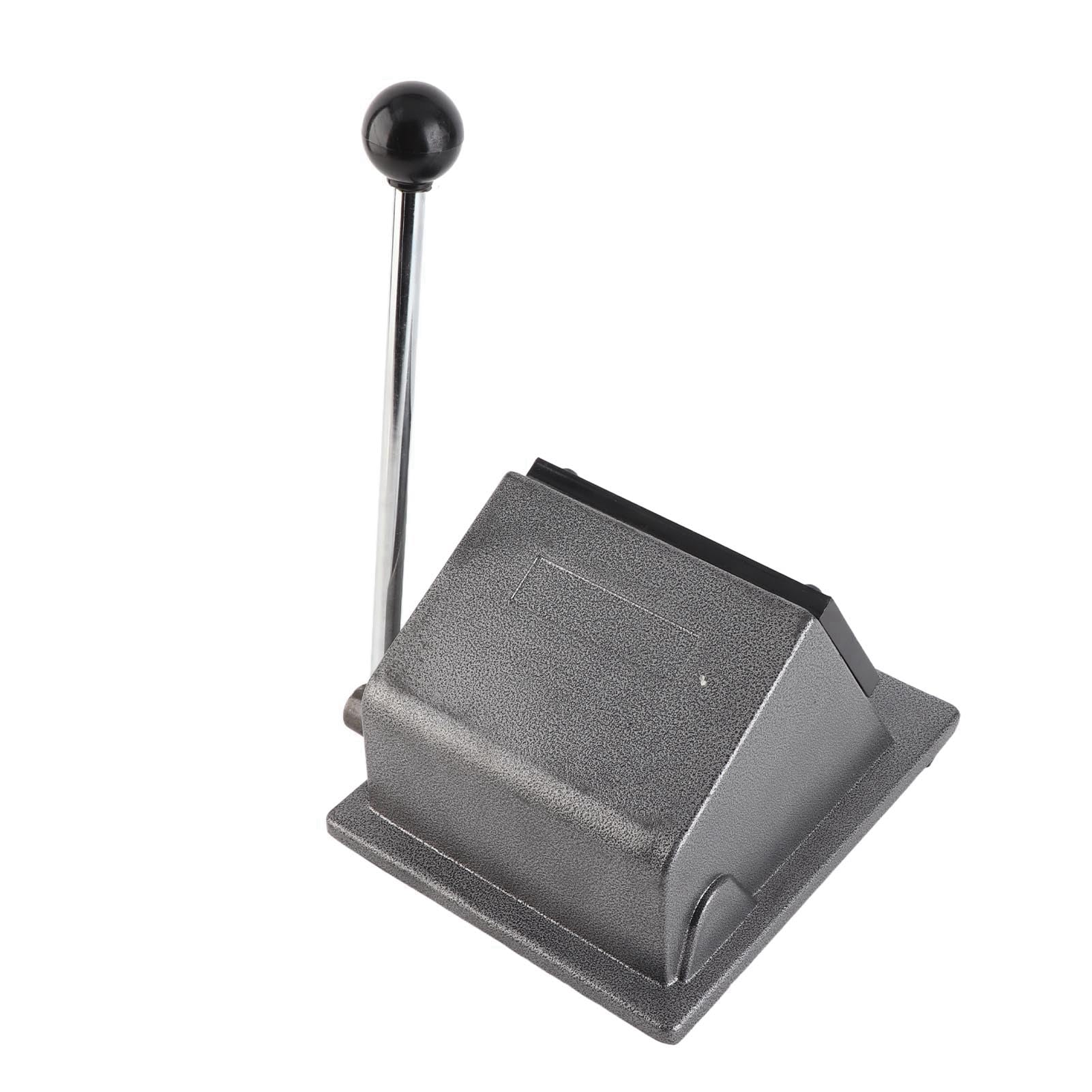 Generic Herramienta Perforadora de Insignia Redonda, Cortador de Acero Inoxidable Duradero para Manualidades, Tarjetas y Fotos de PVC (32mm)
