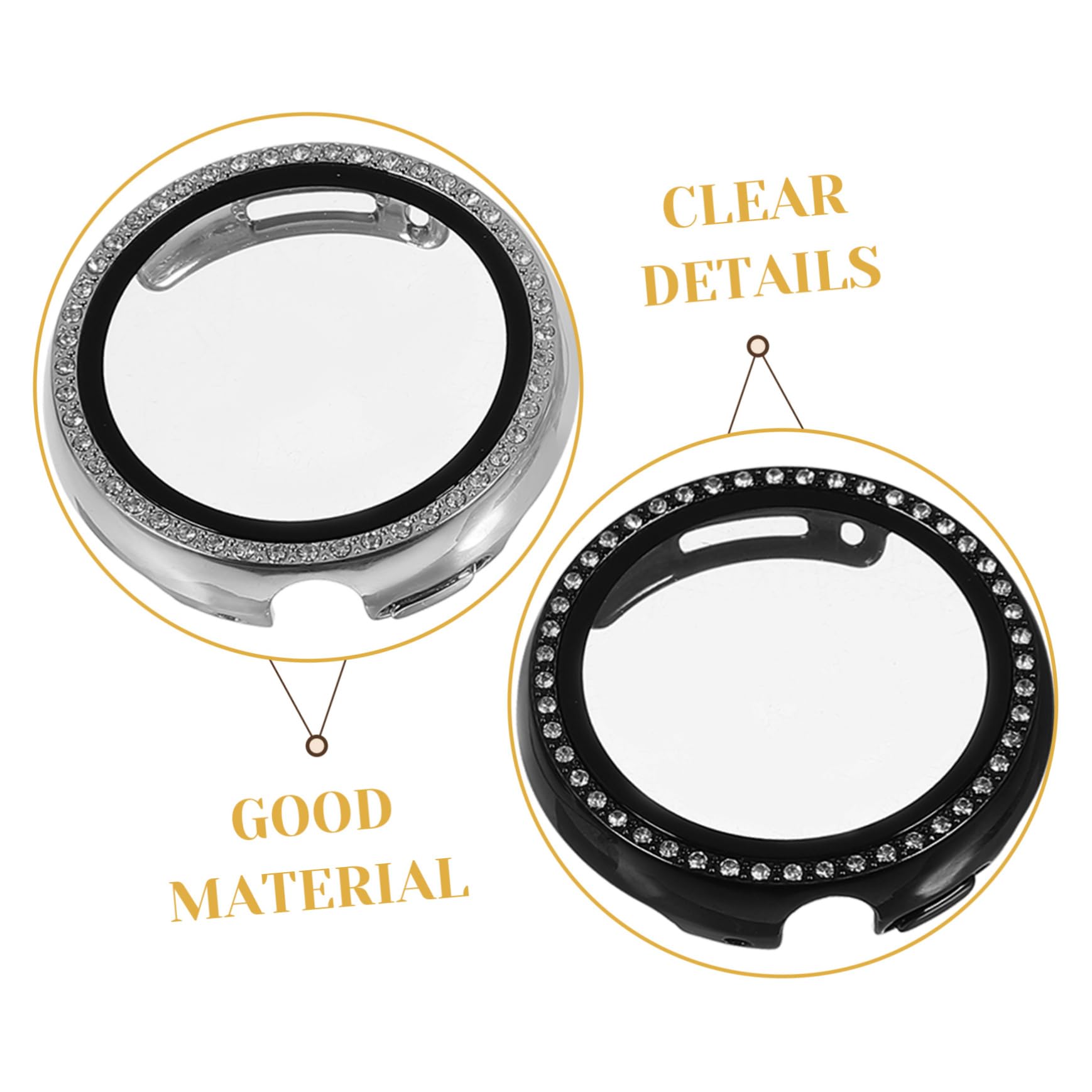 Uonlytech 5sets Austauschbare Strass Smartwatch Cover Für Watch 2 Watch Edge 3pcs * 5