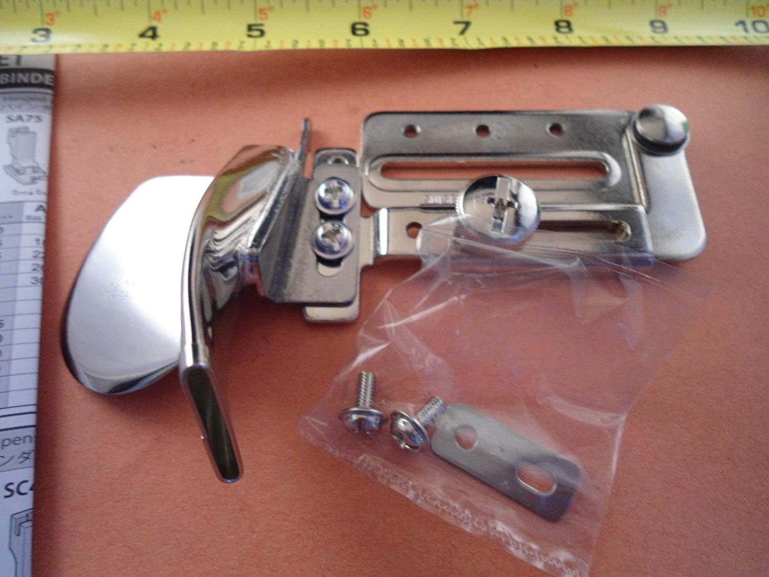 Japan SUISEI Braid Single FOLD BIAS Tape Binder Similar to Binder Attachment # 87 for pre-Folded bias Tape for Quilt Binding #A4S (Tape Size 13mm (1/2") Finish 6.5mm)