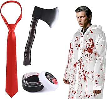 Costume Adulte Yuppie Psycho Killer California Costumes - Déguisement Effrayant, Humour Noir - Pour Soirée