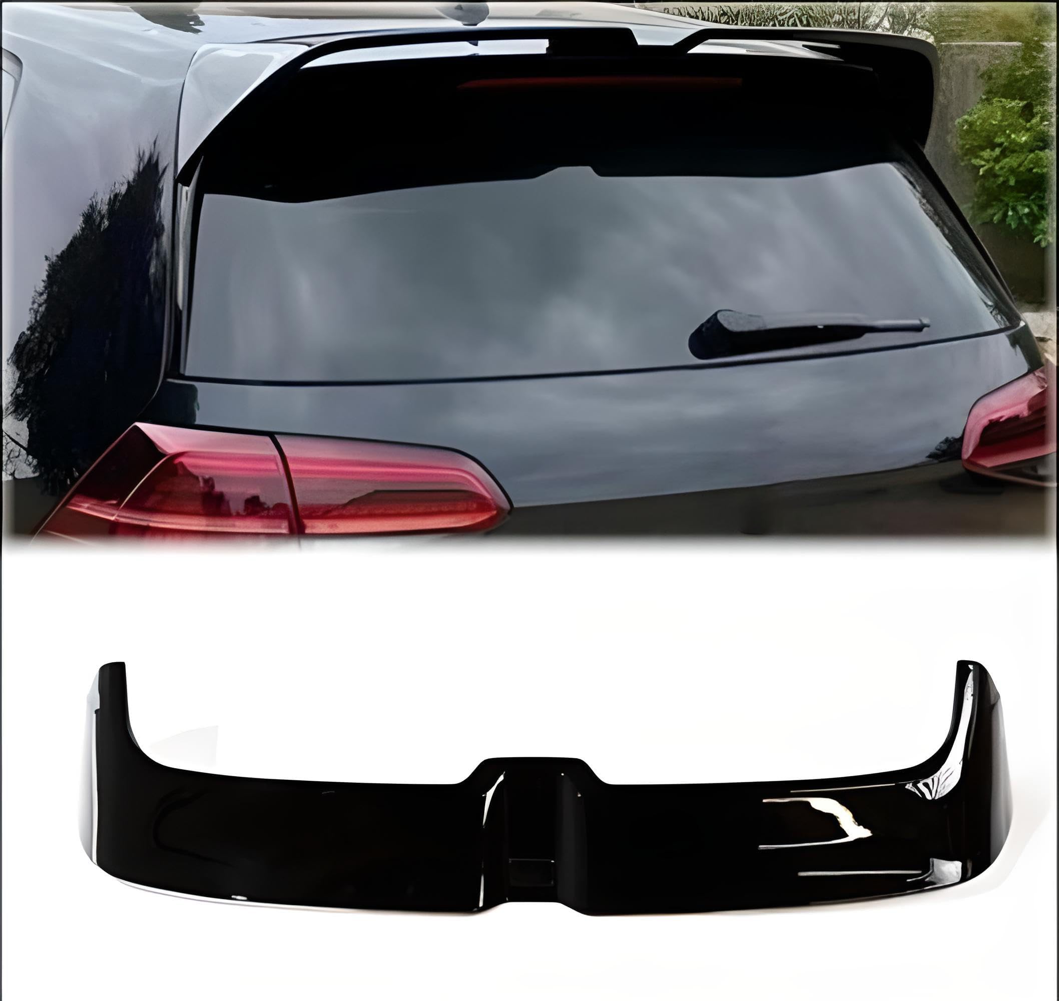 Alerón Trasero para Golf 7 7.5 GTI GTD R R-Line 2013-2019, Alerón de Material ABS, ala Trasera de Coche, Alerón de Techo, ala Trasera, Labio, Personalización de Automóviles