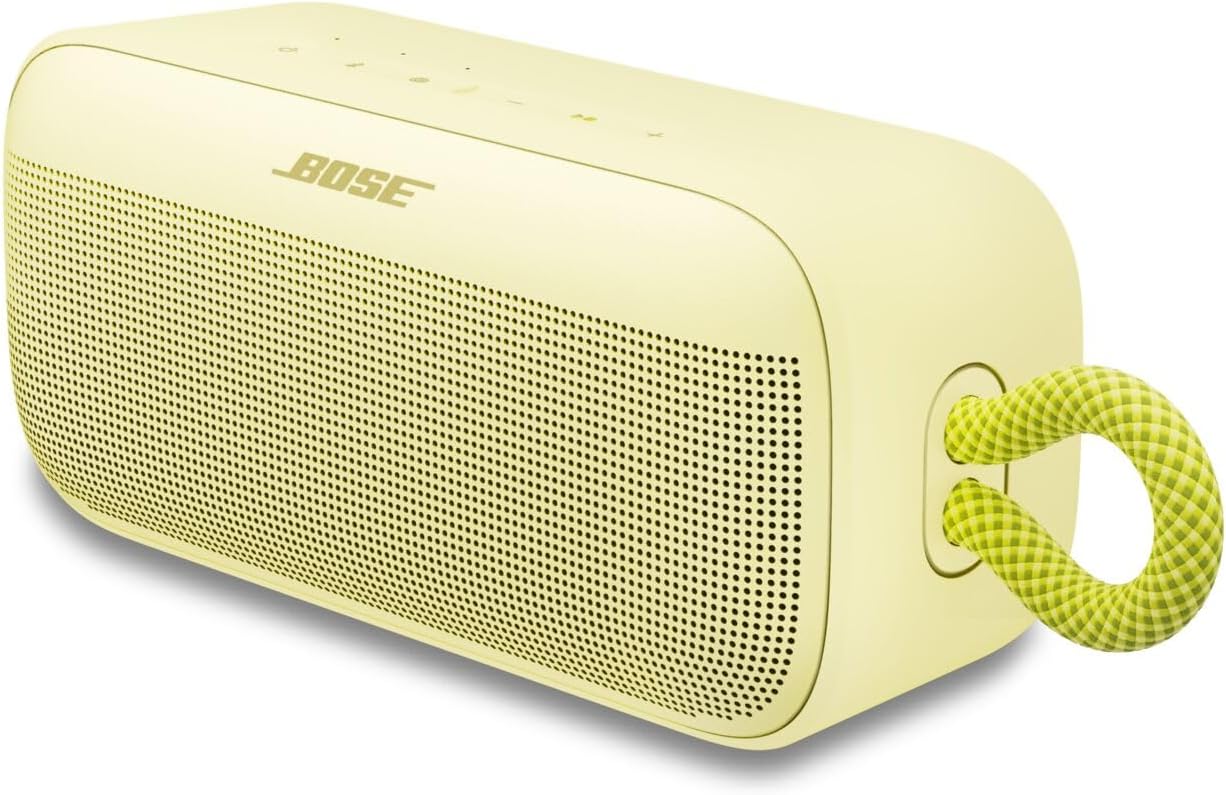 Bose SoundLink Plus Portable Bluetooth Speaker, Wireless Outdoor Speaker, Up to 20 Hours Battery Life, Waterproof and Dustproof, Citrus Yellow – Limited Edition Color Bose SoundLink Plus Portable Bluetooth Speaker, Wireless Outdoor Speaker, Up to 20 Hours Battery Life, Waterproof and Dustproof, Citrus Yellow – Limited Edition Color