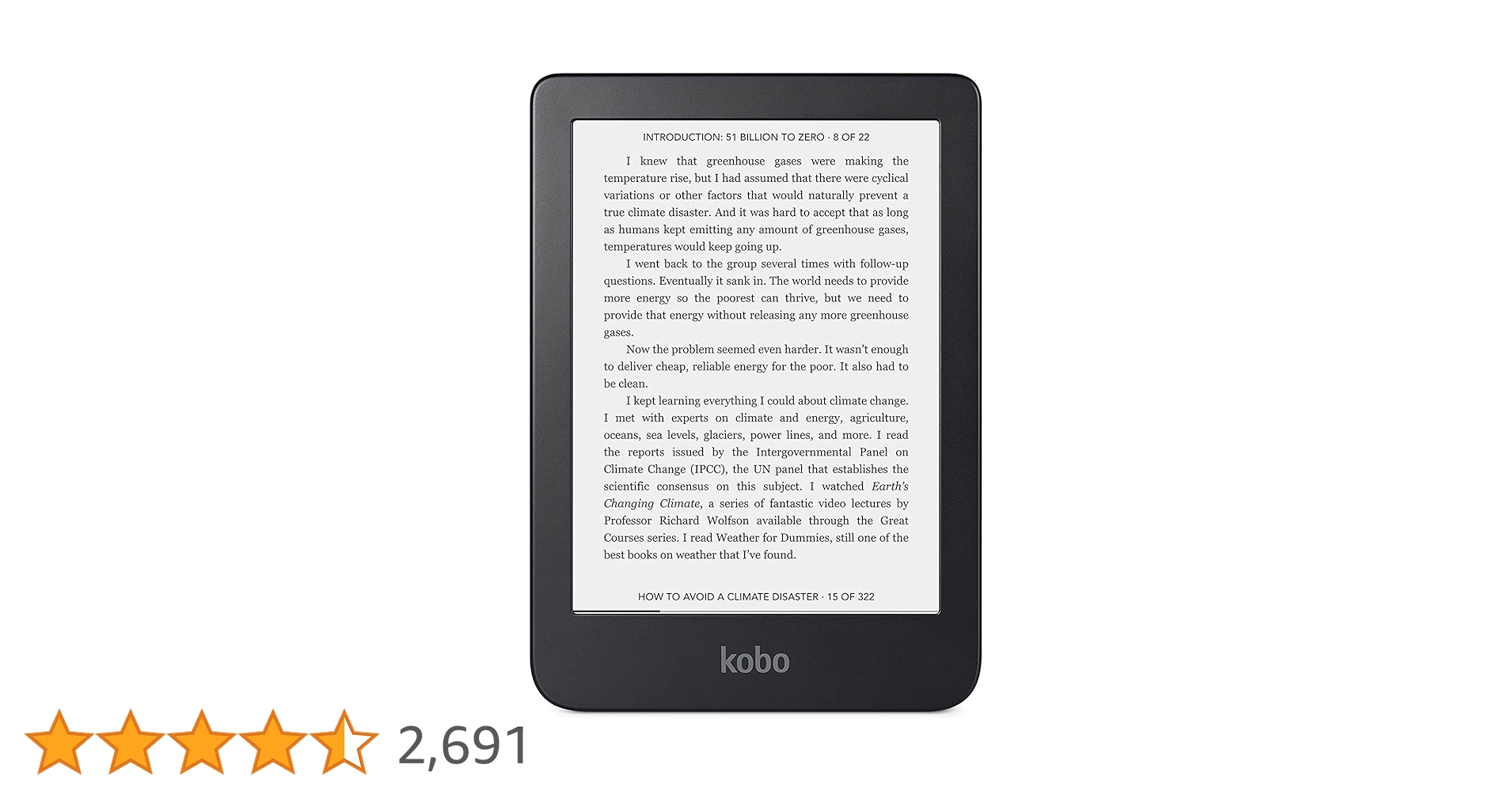 Amazon.co.jp: Kobo Clara 2E | eReader | Glare-Free 6” HD