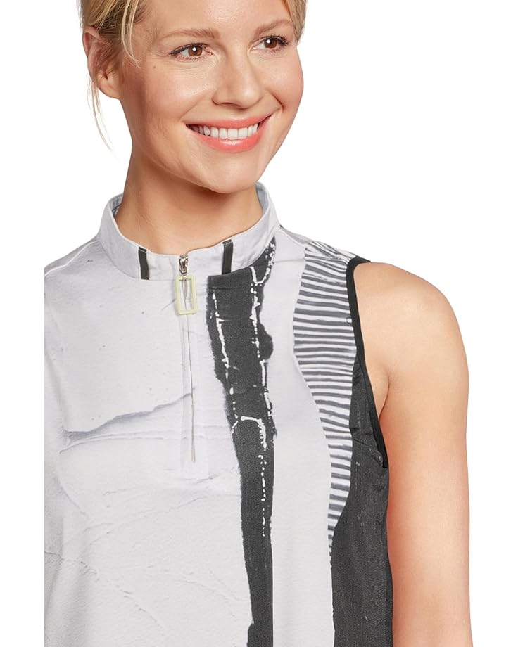 Jamie Sadock Canvas Mache Print Sleeveless Polo - #4 of 5