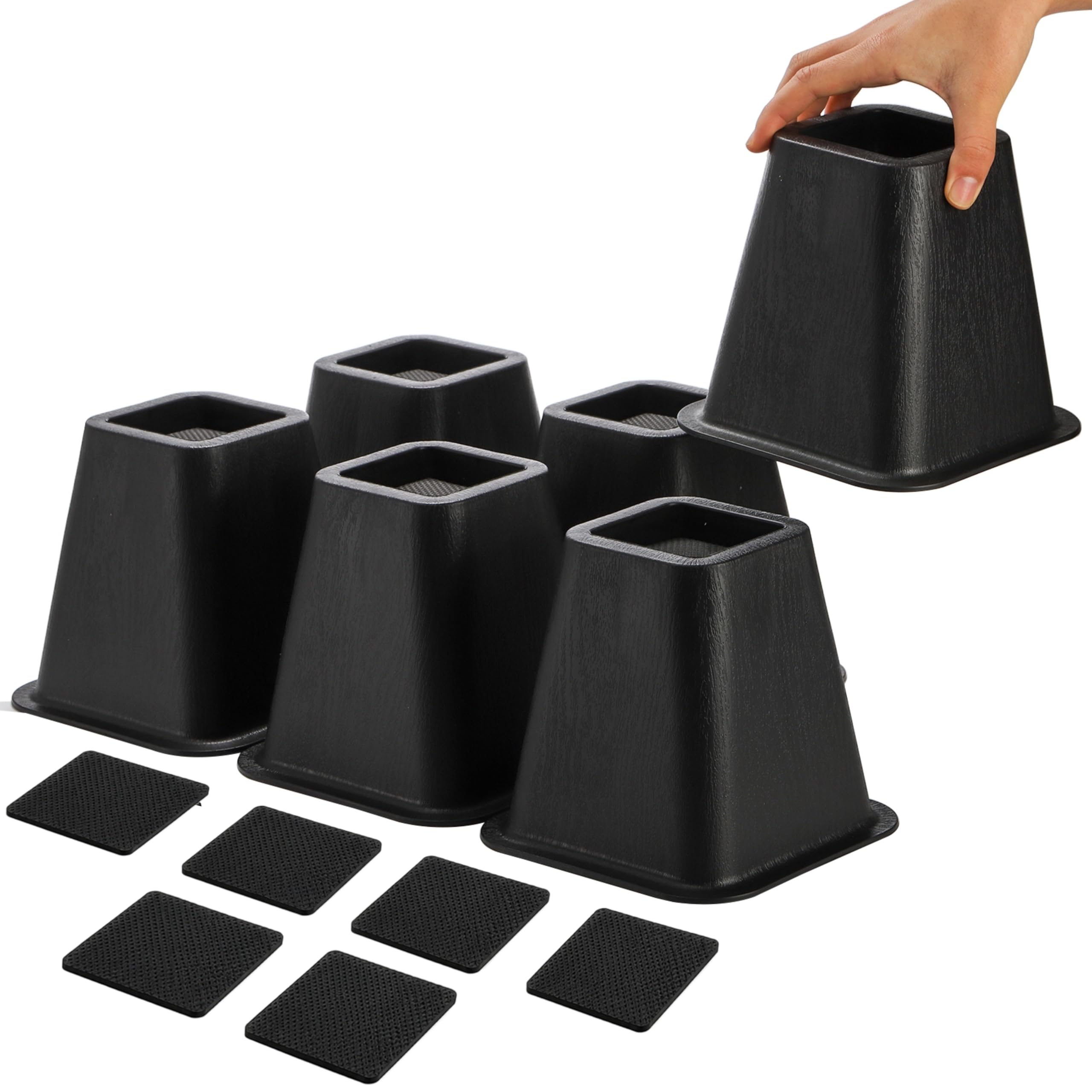 Mezchi 6 Inch Large Furniture Risers