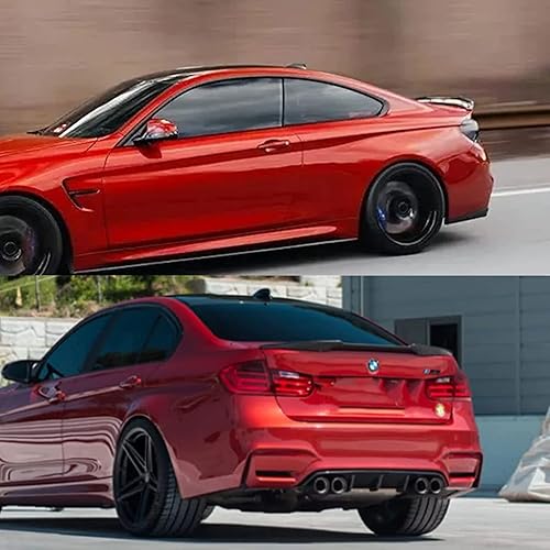 Miniatura 8 de Alerón trasero negro brillante para maletero para BMW compatible con 2007-2013 E92 3 Series 328i E90 M3 335i 335xi 335is 335i 328i 328xi (Regular)