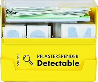 Söhngen 1009981 - Dispensador de tiritas (16 x 12,2 x 5,7 cm), color amarillo