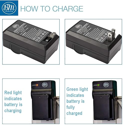Miniatura 4 de BM Premium Kit de batería y cargador LP-E10 para Canon EOS Rebel T3, T5, T6, T7, T100, Kiss X50, Kiss X70, EOS 1100D, EOS 1200D, EOS 1300D, EOS