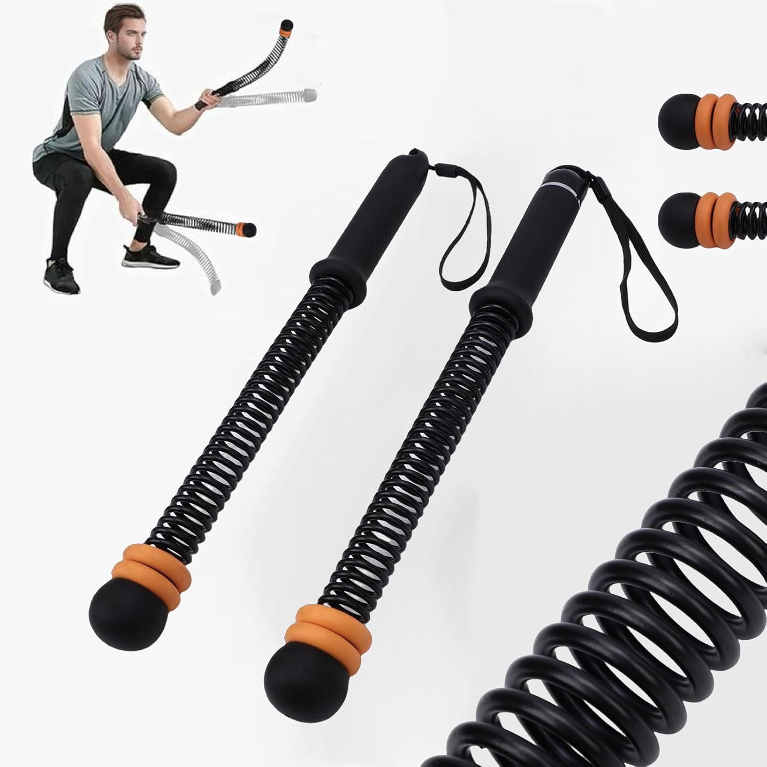 Ropeless Rope Core Leg Arm Shaking Training Ropes Fitness Equipment for Home Gym