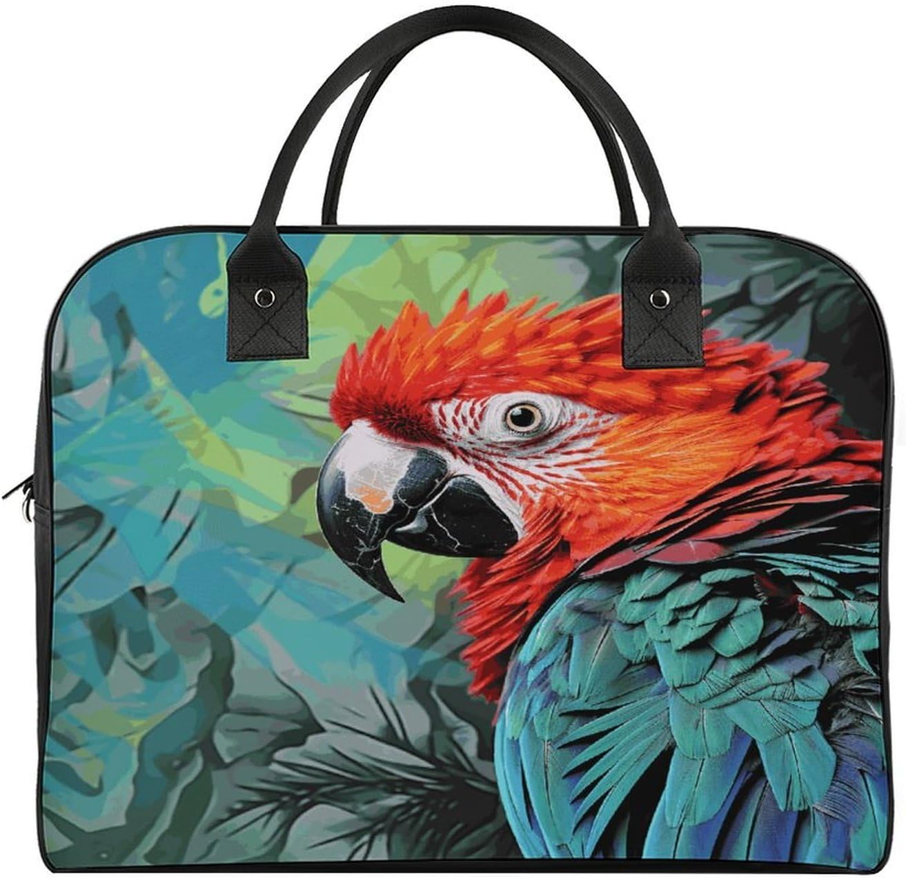 Colorful Parrot Laptop Bag with Shoulder Strap image 3