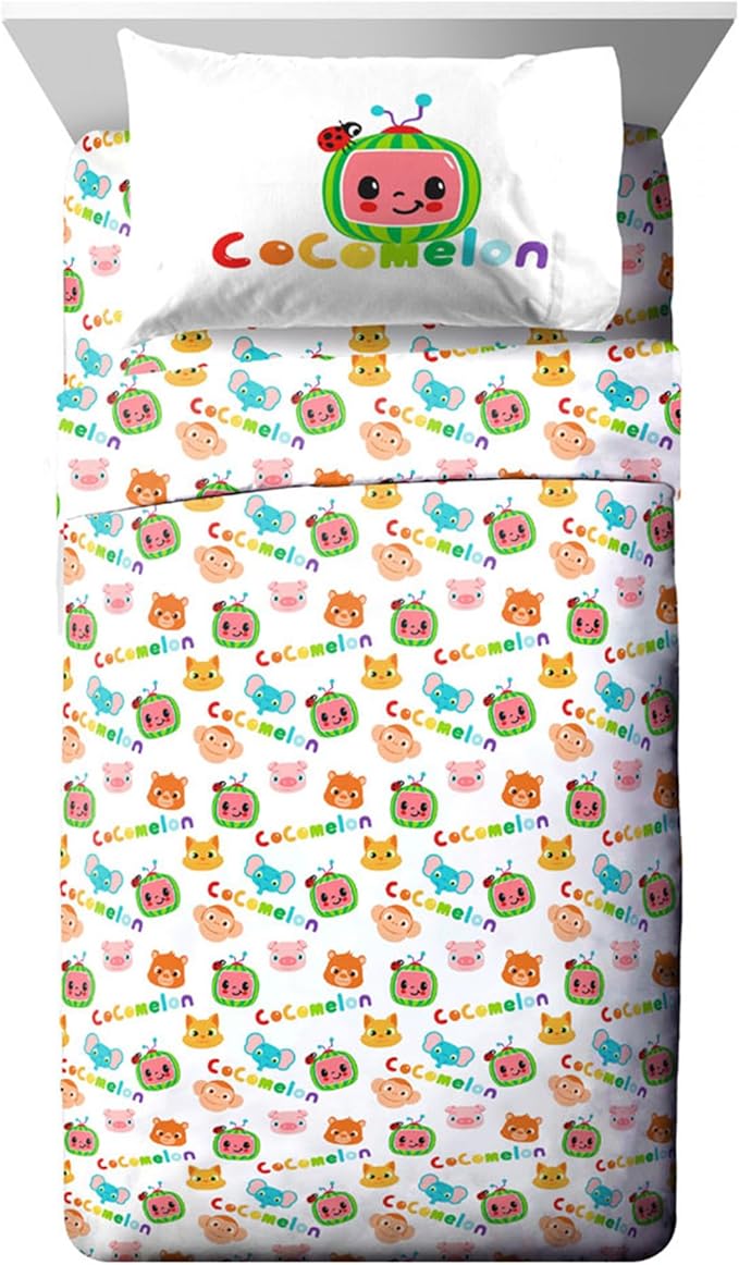 Jay Franco Animals 3Piece Twin Sheet Set Amazon.ca Home